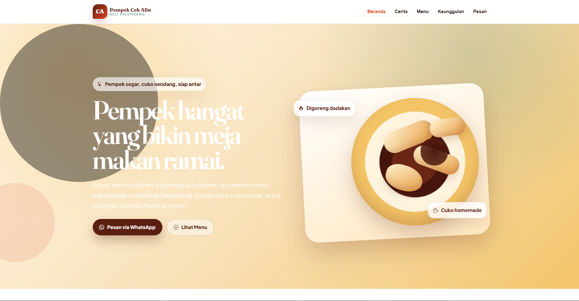 Point Of Sale Pempek Cek Alin